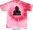 Mens Yoga Shirt Shadow Buddha Tie Dye Tee T-shirt