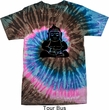 Mens Yoga Shirt Shadow Buddha Tie Dye Tee T-shirt