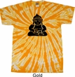Mens Yoga Shirt Shadow Buddha Twist Tie Dye Tee T-shirt