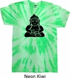 Mens Yoga Shirt Shadow Buddha Twist Tie Dye Tee T-shirt