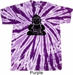 Mens Yoga Shirt Shadow Buddha Twist Tie Dye Tee T-shirt