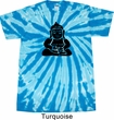 Mens Yoga Shirt Shadow Buddha Twist Tie Dye Tee T-shirt