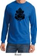Mens Yoga Shirt Shadow Ganesha Long Sleeve Tee T-Shirt