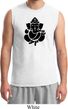 Mens Yoga Shirt Shadow Ganesha Muscle Tee T-Shirt