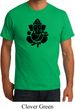 Mens Yoga Shirt Shadow Ganesha Organic Tee T-Shirt