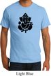 Mens Yoga Shirt Shadow Ganesha Organic Tee T-Shirt