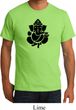 Mens Yoga Shirt Shadow Ganesha Organic Tee T-Shirt