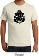 Mens Yoga Shirt Shadow Ganesha Organic Tee T-Shirt