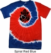 Mens Yoga Shirt Shadow Ganesha Patriotic Tie Dye Tee T-shirt