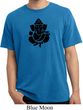 Mens Yoga Shirt Shadow Ganesha Pigment Dyed Tee T-Shirt