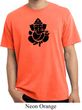 Mens Yoga Shirt Shadow Ganesha Pigment Dyed Tee T-Shirt