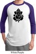 Mens Yoga Shirt Shadow Ganesha Raglan Tee T-Shirt