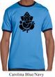 Mens Yoga Shirt Shadow Ganesha Ringer Tee T-Shirt