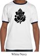 Mens Yoga Shirt Shadow Ganesha Ringer Tee T-Shirt