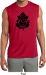 Mens Yoga Shirt Shadow Ganesha Sleeveless Moisture Wicking Tee