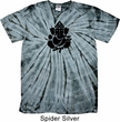 Mens Yoga Shirt Shadow Ganesha Spider Tie Dye Tee T-shirt
