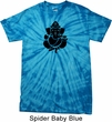 Mens Yoga Shirt Shadow Ganesha Spider Tie Dye Tee T-shirt