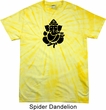 Mens Yoga Shirt Shadow Ganesha Spider Tie Dye Tee T-shirt