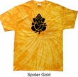 Mens Yoga Shirt Shadow Ganesha Spider Tie Dye Tee T-shirt