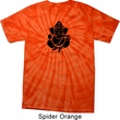 Mens Yoga Shirt Shadow Ganesha Spider Tie Dye Tee T-shirt