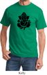 Mens Yoga Shirt Shadow Ganesha Tee T-Shirt