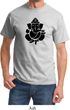 Mens Yoga Shirt Shadow Ganesha Tee T-Shirt
