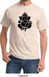 Mens Yoga Shirt Shadow Ganesha Tee T-Shirt