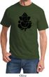 Mens Yoga Shirt Shadow Ganesha Tee T-Shirt