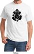 Mens Yoga Shirt Shadow Ganesha Tee T-Shirt