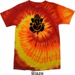 Mens Yoga Shirt Shadow Ganesha Tie Dye Tee T-shirt