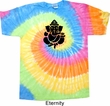 Mens Yoga Shirt Shadow Ganesha Tie Dye Tee T-shirt
