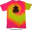 Mens Yoga Shirt Shadow Ganesha Tie Dye Tee T-shirt