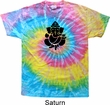 Mens Yoga Shirt Shadow Ganesha Tie Dye Tee T-shirt