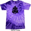 Mens Yoga Shirt Shadow Ganesha Tie Dye Tee T-shirt