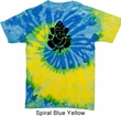 Mens Yoga Shirt Shadow Ganesha Tie Dye Tee T-shirt