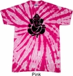 Mens Yoga Shirt Shadow Ganesha Twist Tie Dye Tee T-shirt