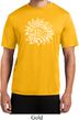 Mens Yoga Shirt Sketch Lotus Moisture Wicking Tee T-Shirt