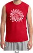 Mens Yoga Shirt Sketch Lotus Muscle Tee T-Shirt
