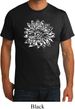 Mens Yoga Shirt Sketch Lotus Organic Tee T-Shirt