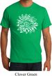 Mens Yoga Shirt Sketch Lotus Organic Tee T-Shirt