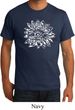 Mens Yoga Shirt Sketch Lotus Organic Tee T-Shirt