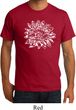 Mens Yoga Shirt Sketch Lotus Organic Tee T-Shirt