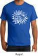 Mens Yoga Shirt Sketch Lotus Organic Tee T-Shirt