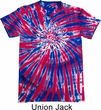 Mens Yoga Shirt Sketch Lotus Patriotic Tie Dye Tee T-shirt