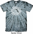 Mens Yoga Shirt Sketch Lotus Spider Tie Dye Tee T-shirt