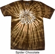 Mens Yoga Shirt Sketch Lotus Spider Tie Dye Tee T-shirt