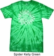 Mens Yoga Shirt Sketch Lotus Spider Tie Dye Tee T-shirt
