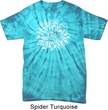 Mens Yoga Shirt Sketch Lotus Spider Tie Dye Tee T-shirt