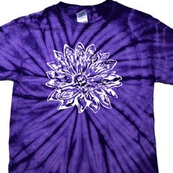 Mens Yoga Shirt Sketch Lotus Spider Tie Dye Tee T-shirt Mens Yoga Shirt Sketch Lotus Spider Tie Dye Tee T-shirt