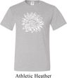 Mens Yoga Shirt Sketch Lotus Tall Tee T-Shirt